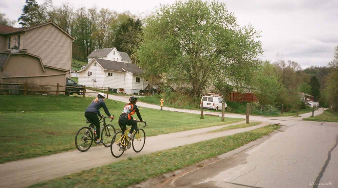 Biking on the Great Allegheny Passage Bike Trail